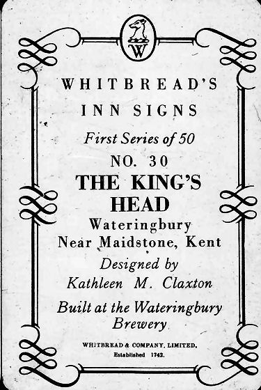 King's Head card 1949