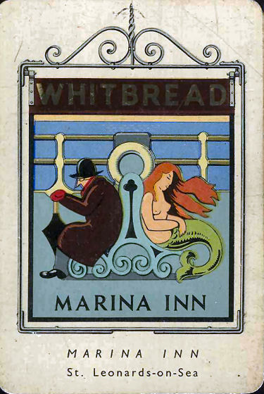 Marina Inn card 1949