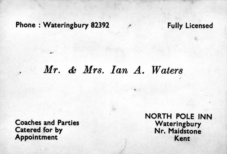 Business card 1956