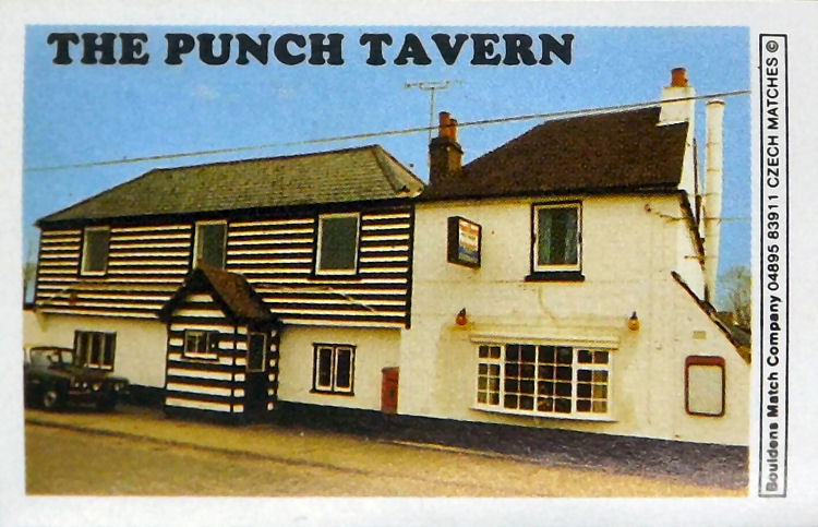 Punch Tavern matchbox