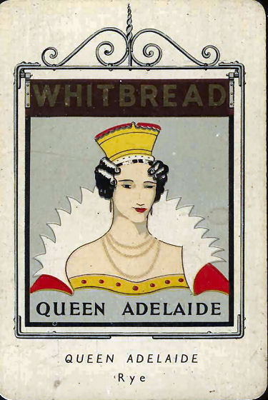 Queen Adelaide card 1949