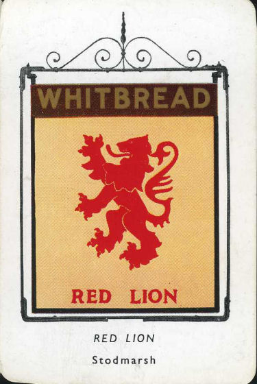 Red Lion card 1955