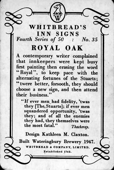 Royal Oak sign 1953