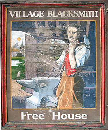 Village Blacksmith sign 1979