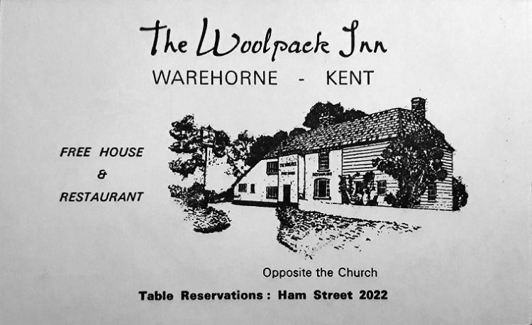 Woolpack Inn card 1985