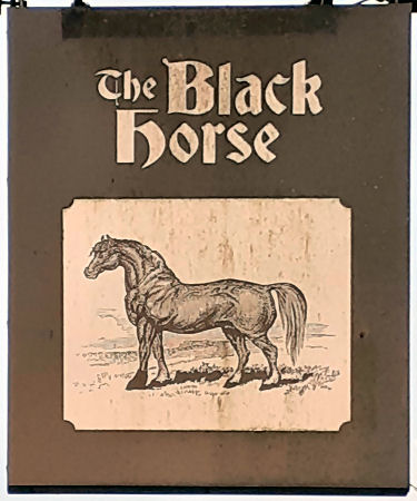 Black Horse sign 2022