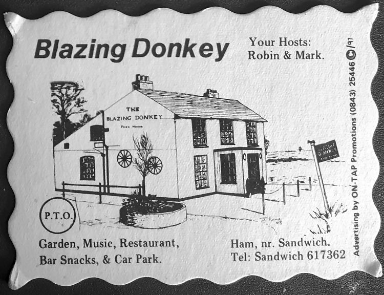 Blazing Donkey beermat