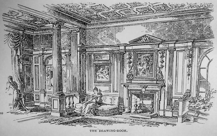 Burlington Hotel Drawing Room 1897