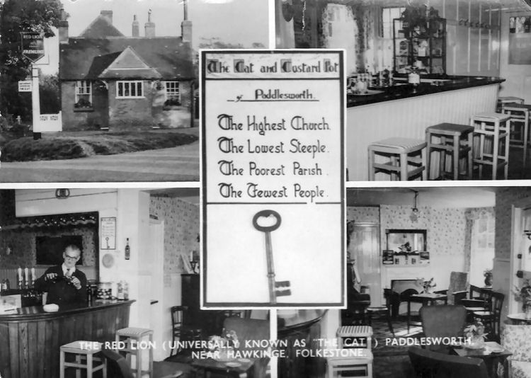 Red Lion postcard 1956