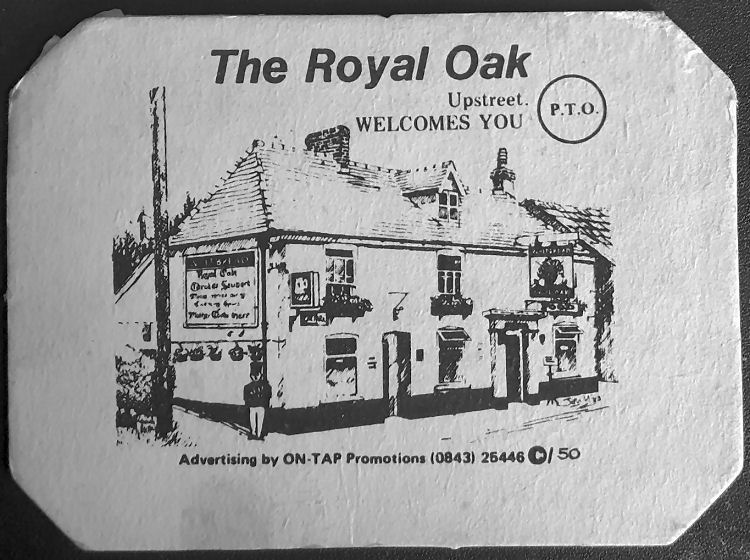 Royal Oak beermat