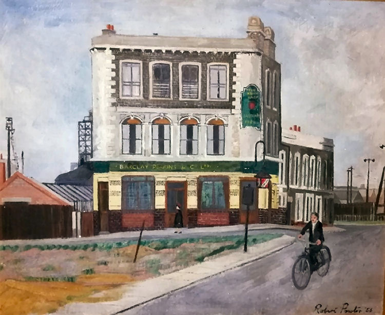 Welsh Harp painting 1956