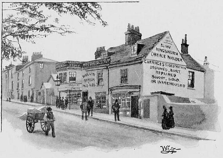 Horse and Groom lytho