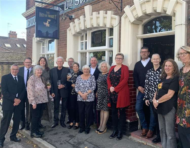 Raisuing a glass to Wendy Stenhouse 2022