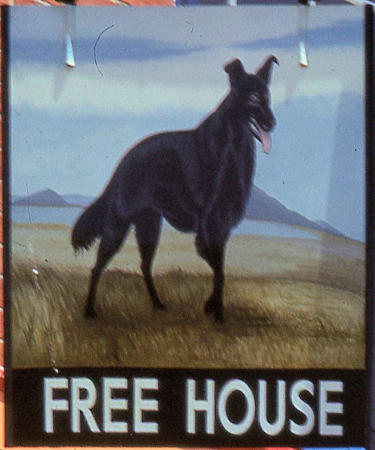 Black Dog sign 1974
