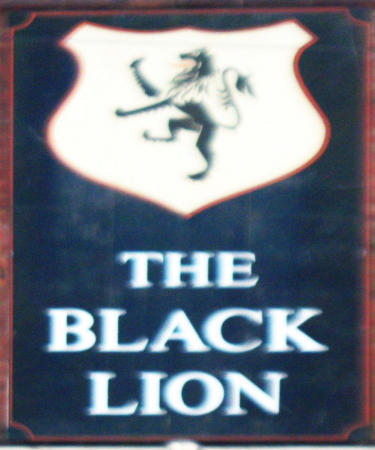 Black Lion sign 2013