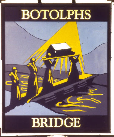 Botolphs Bridge sign 1996