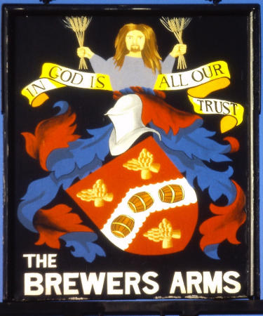 Brewers Arms sign 1998