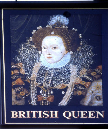 British Queen sign 2006