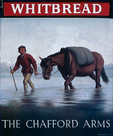 Chafford Arms sign 1996