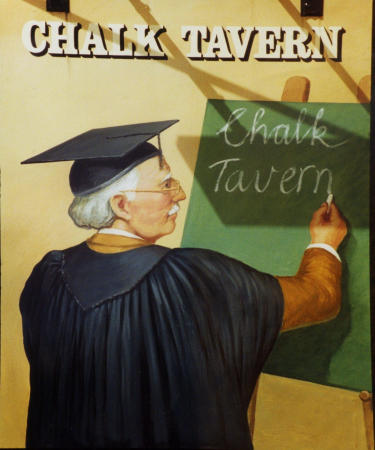 Chalk Tavern sign 1994