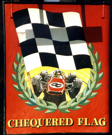 Chequered Flag sign