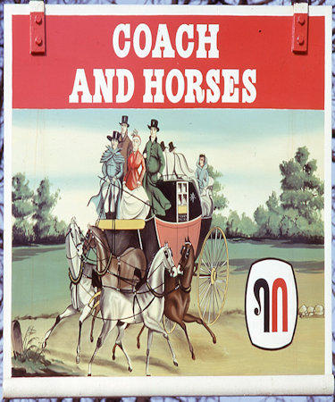 Coach and Horses sign 1976