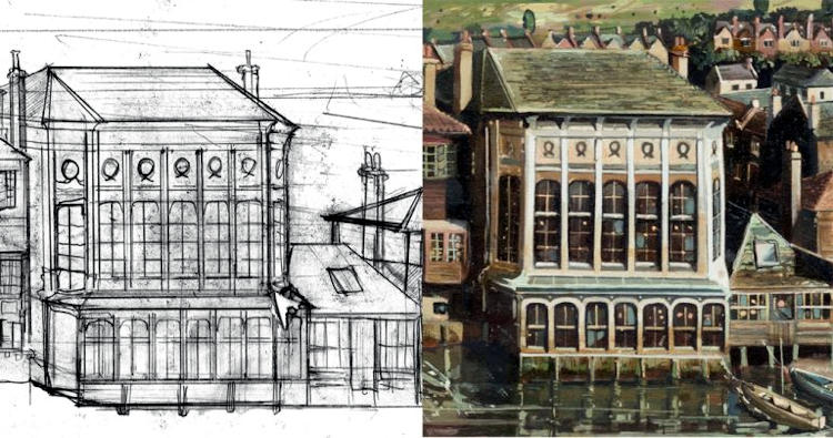 Crown and Sceptre painting