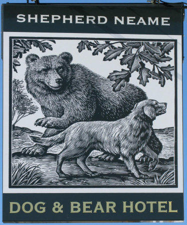 Dog and Bear sign 2012