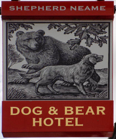 Dog and Bear sign 2015