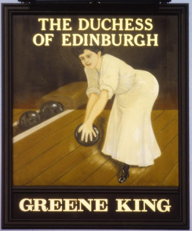 Duchess of Edinburgh sign 1999