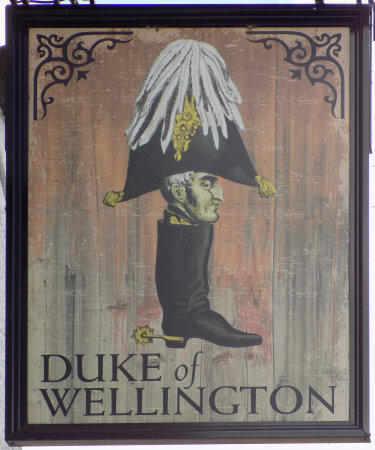 Duke of Wellington sign 2016
