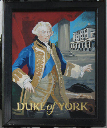 Duke of York sign 2009