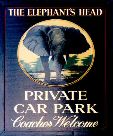 Elephant's Head sign 2002