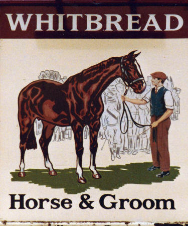 Horse and Groom sign 1986