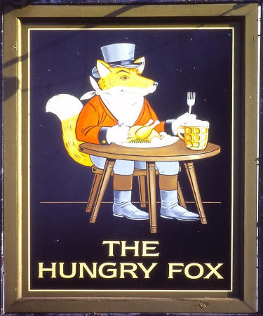 Hungry Fox sign 2007