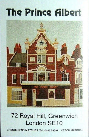 Prince Albert matchbox