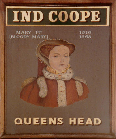 Queen's Head sign 1985