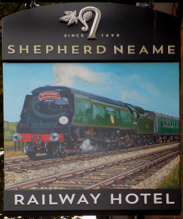 Railway Hotel sign 2018