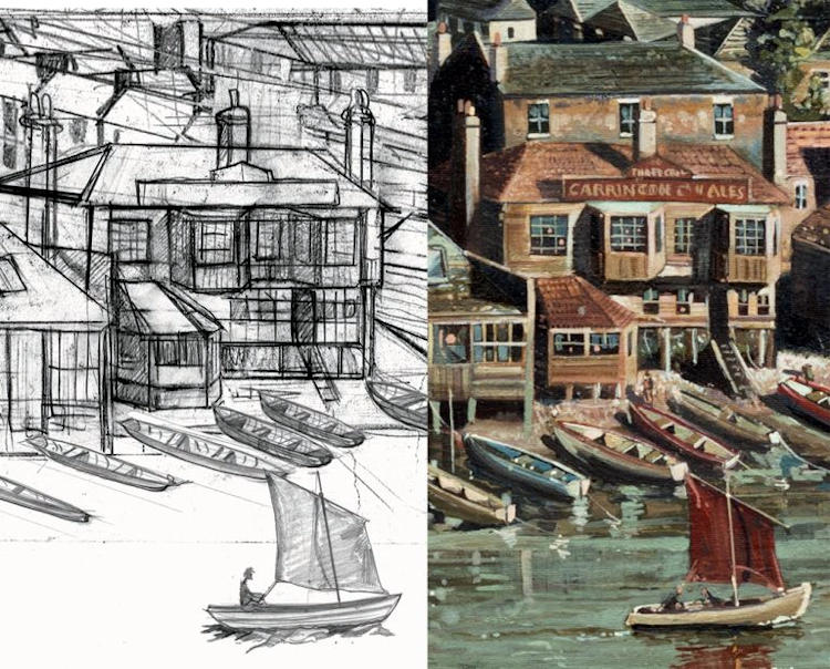 Three Crowns painting