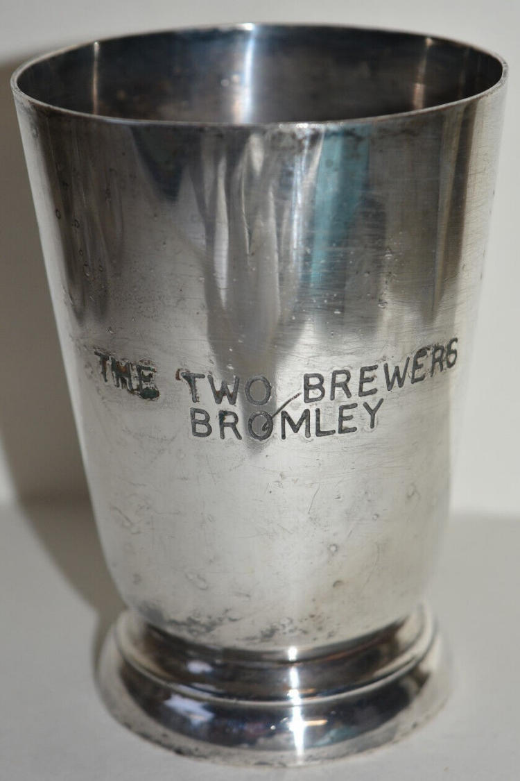 Two Brewers half-pint beaker 1937