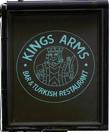 Uskudar King's Head sign 2022