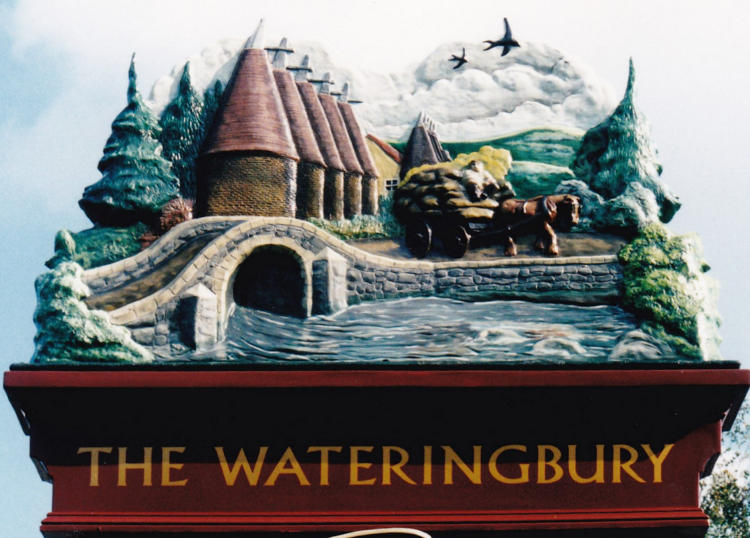 Wateringbury sign 2001