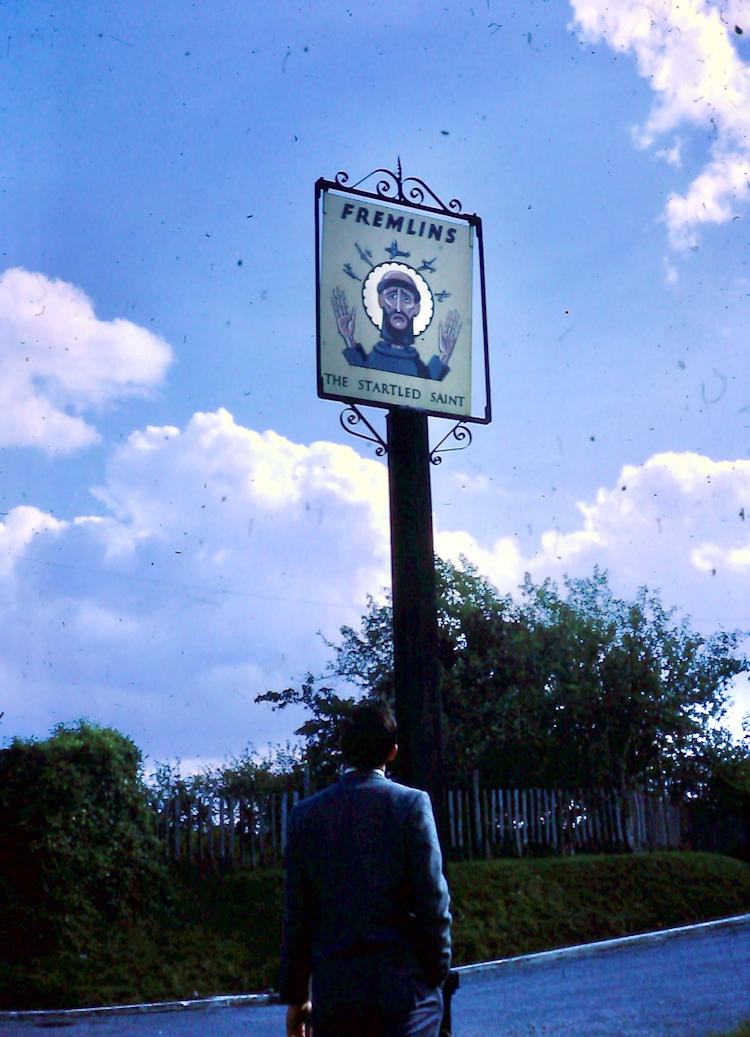 Startled Saint sign 1963