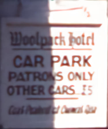 Woolpack sign 1989