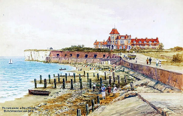 Bay Hotel painting 1920s