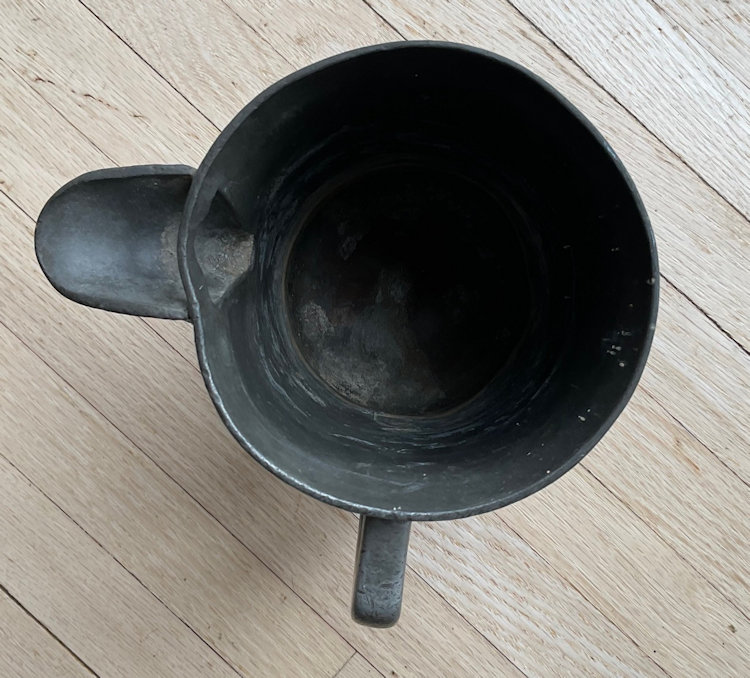 Black Eagle pewter mug