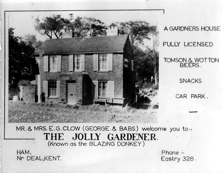 Blazing Donkey card 1974