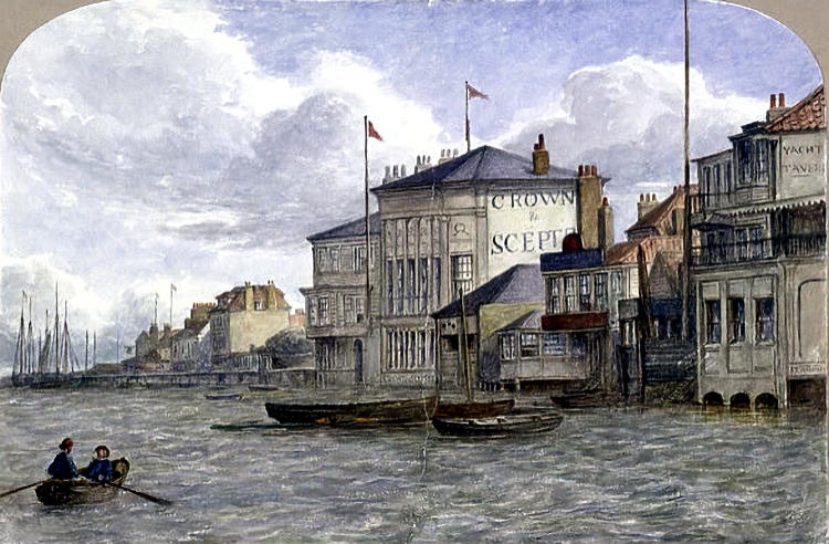 Crown and Sceptre painting