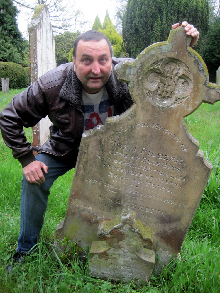 John Pilbeam grave stone