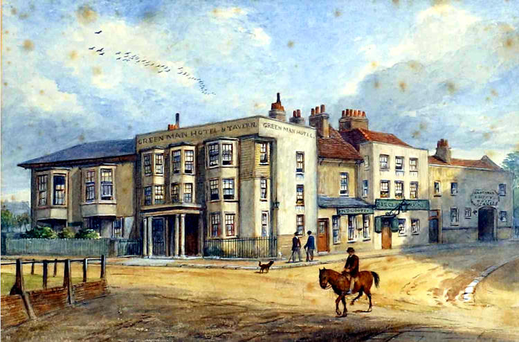 Green man painting 1868